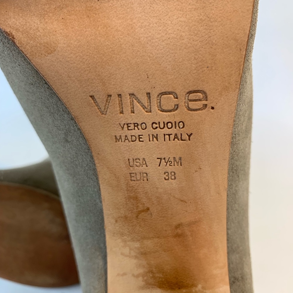 Vince Addison Open Toe Back Strap Bootie 7.5 - image 7